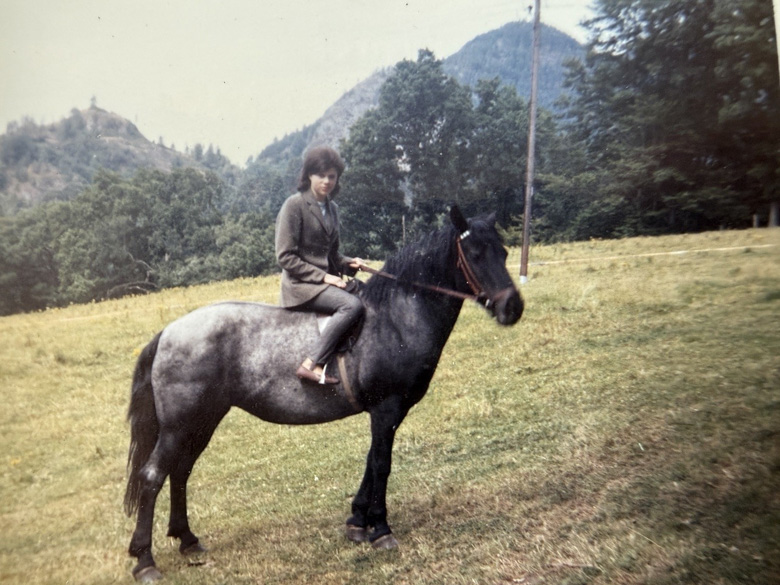 Mary on Charlie Horse